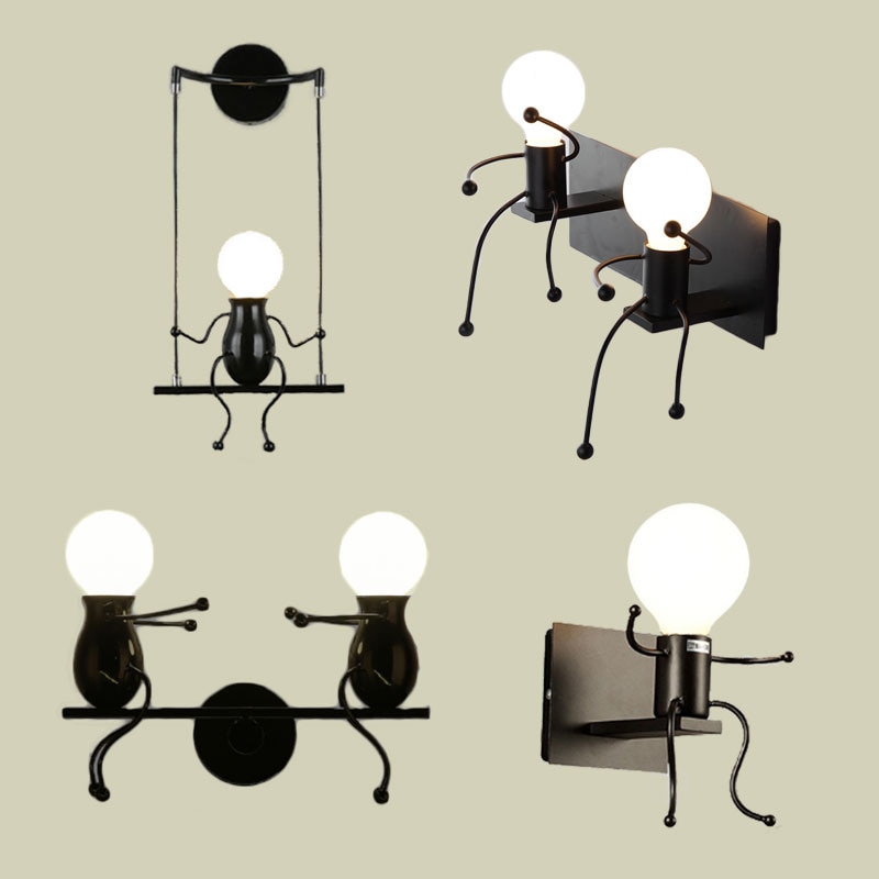 Creative Lamp Funny Man Design Creative Lamp Funny Man Design