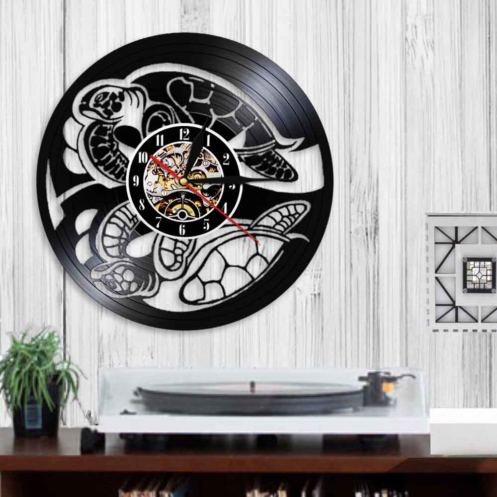 Creative LED Decorative Unique Black Wall Clock Creative LED Decorative Unique Black Wall Clock