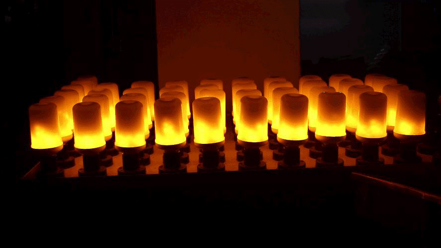 Creative LED Flame Bulb Lights Creative LED Flame Bulb Lights