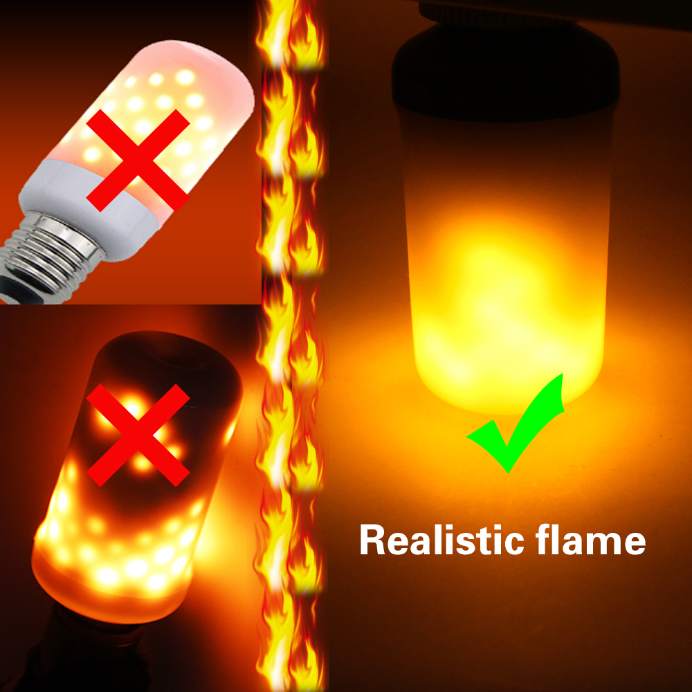 Creative LED Flame Bulb Lights Creative LED Flame Bulb Lights