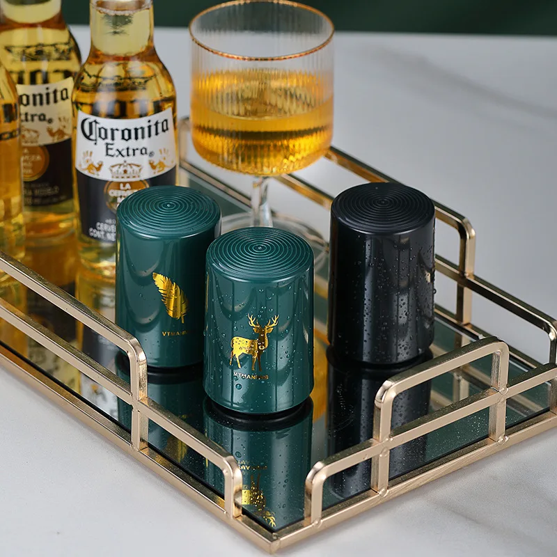 Creative Magnetic Automatic Beer Bottle Opener Kitchen Stainless Steel Press Lid Beer Corkscrew Tools Portable Bar