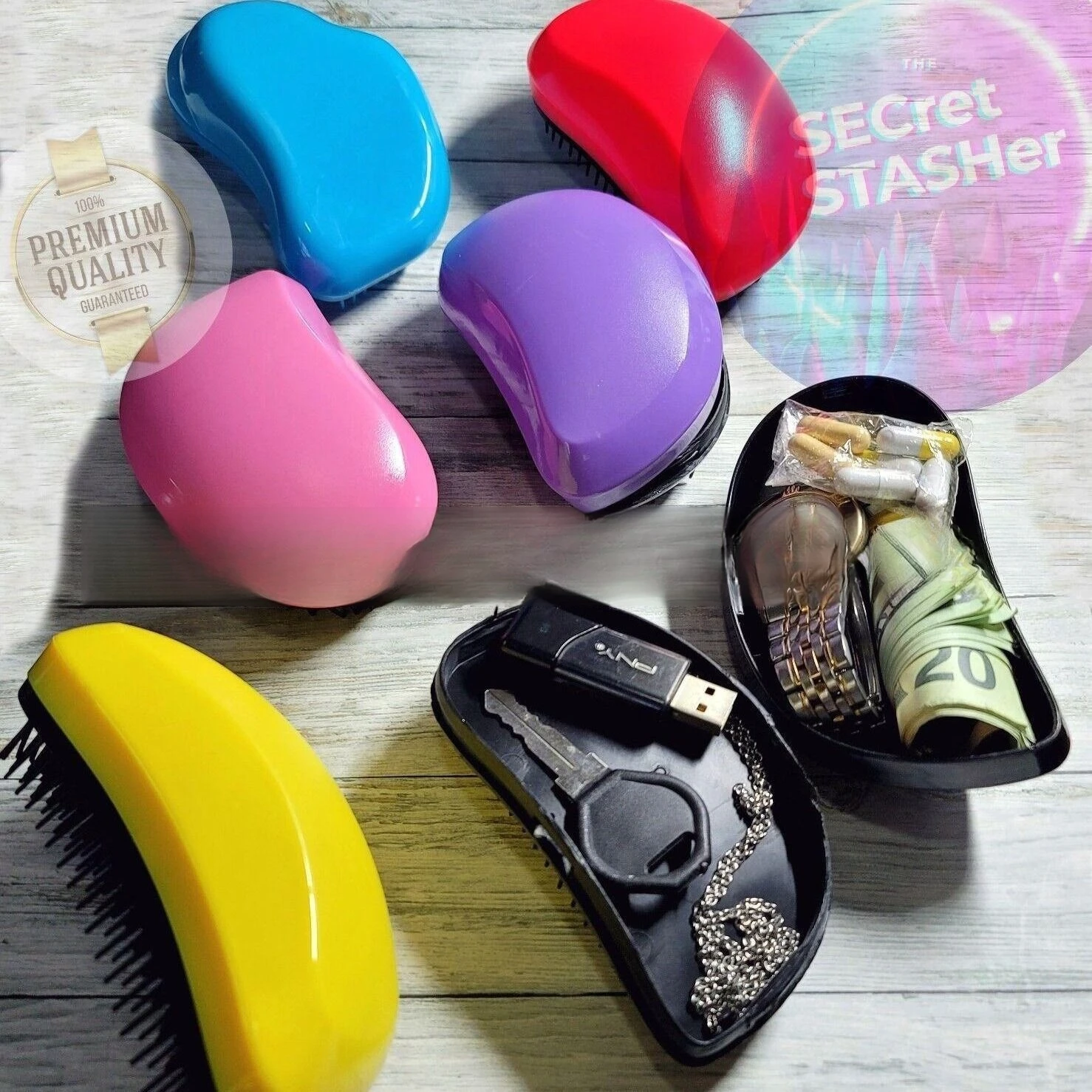 Creative Money Hiding Artifact Hair Comb Portable Beauty Massage Plastic Comb Can Hide Money and Store Safely Transfer Creative Money Hiding Artifact Hair Comb Portable Beauty Massage Plastic Comb Can Hide Money and Store Safely Transfer