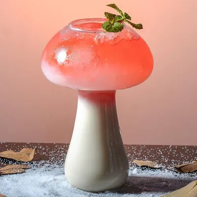 Creative Mushroom Drinking Glass Creative Mushroom Drinking Glass