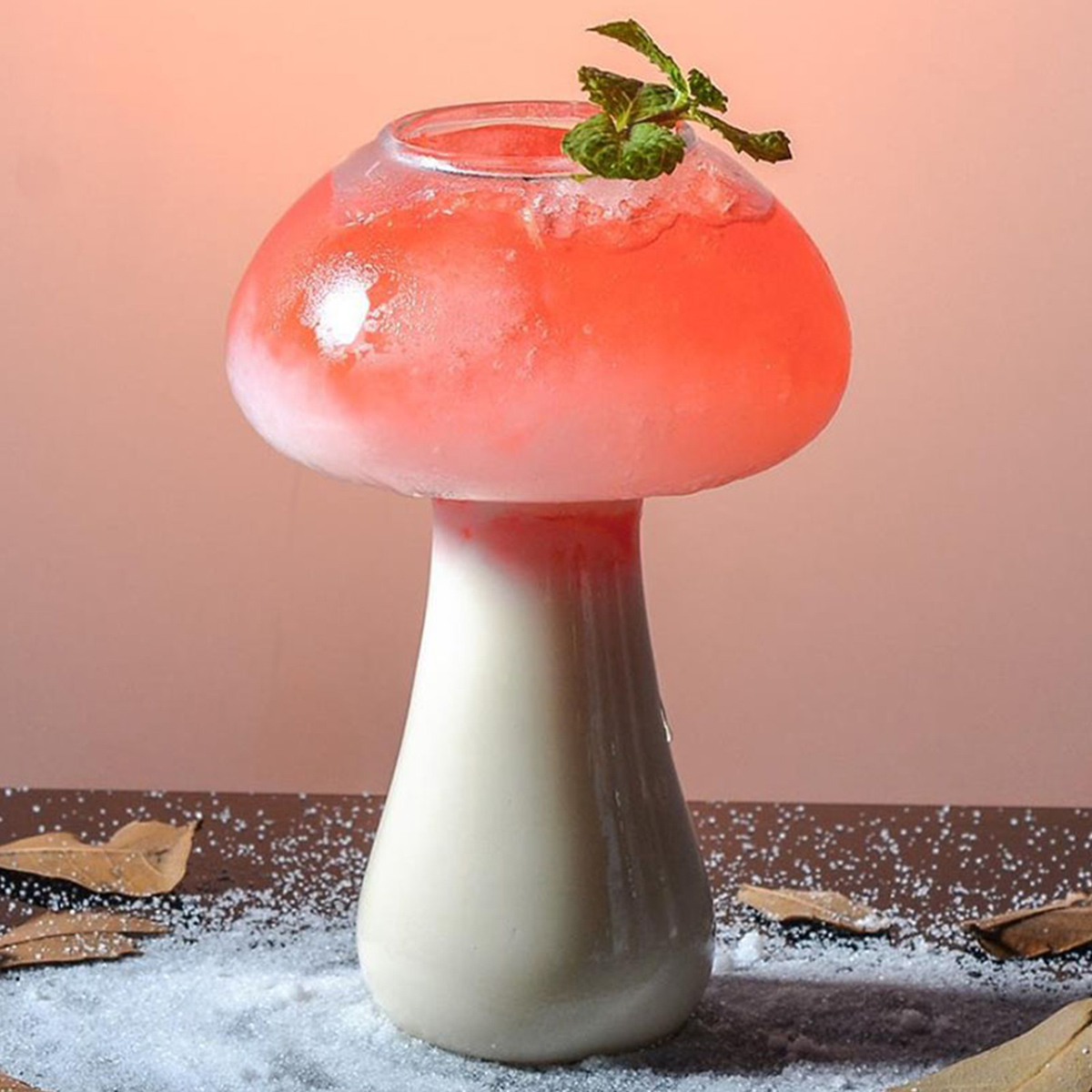 Creative Mushroom Drinking Glass