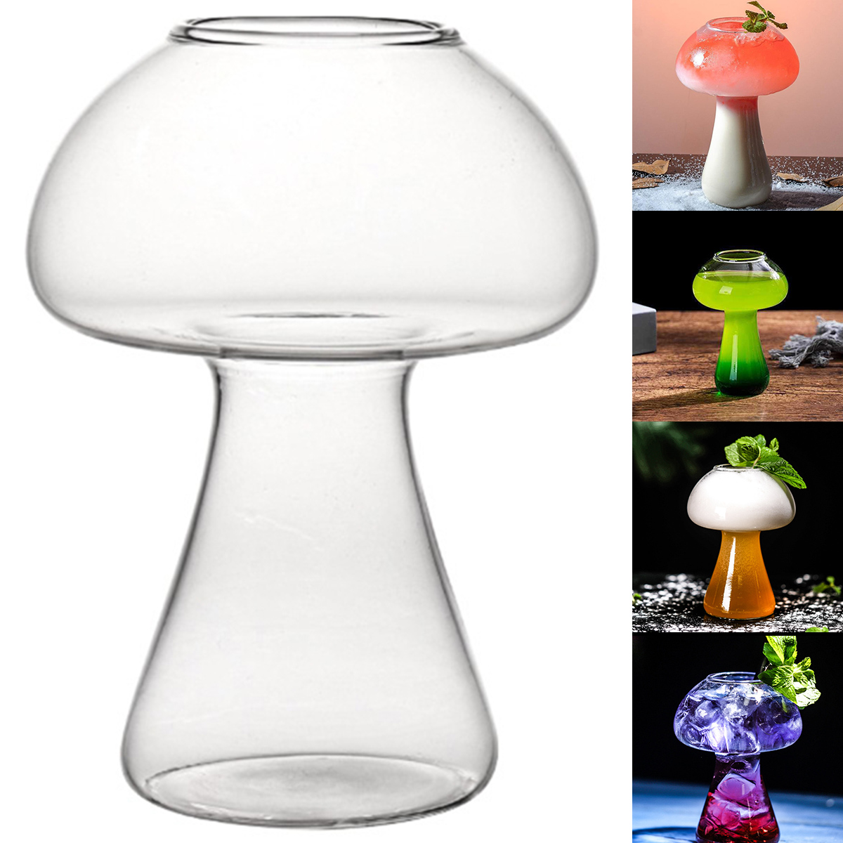 Creative Mushroom Drinking Glass Creative Mushroom Drinking Glass