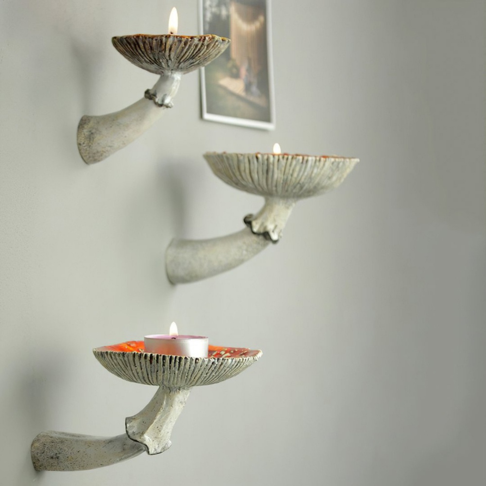 Creative Mushroom Wall Shelf (3 pcs)