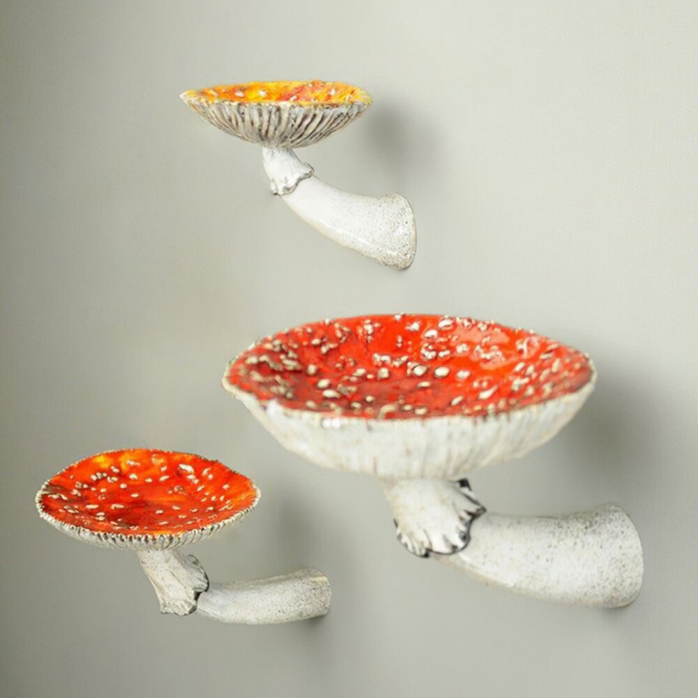 Creative Mushroom Wall Shelf (3 pcs) Creative Mushroom Wall Shelf (3 pcs)