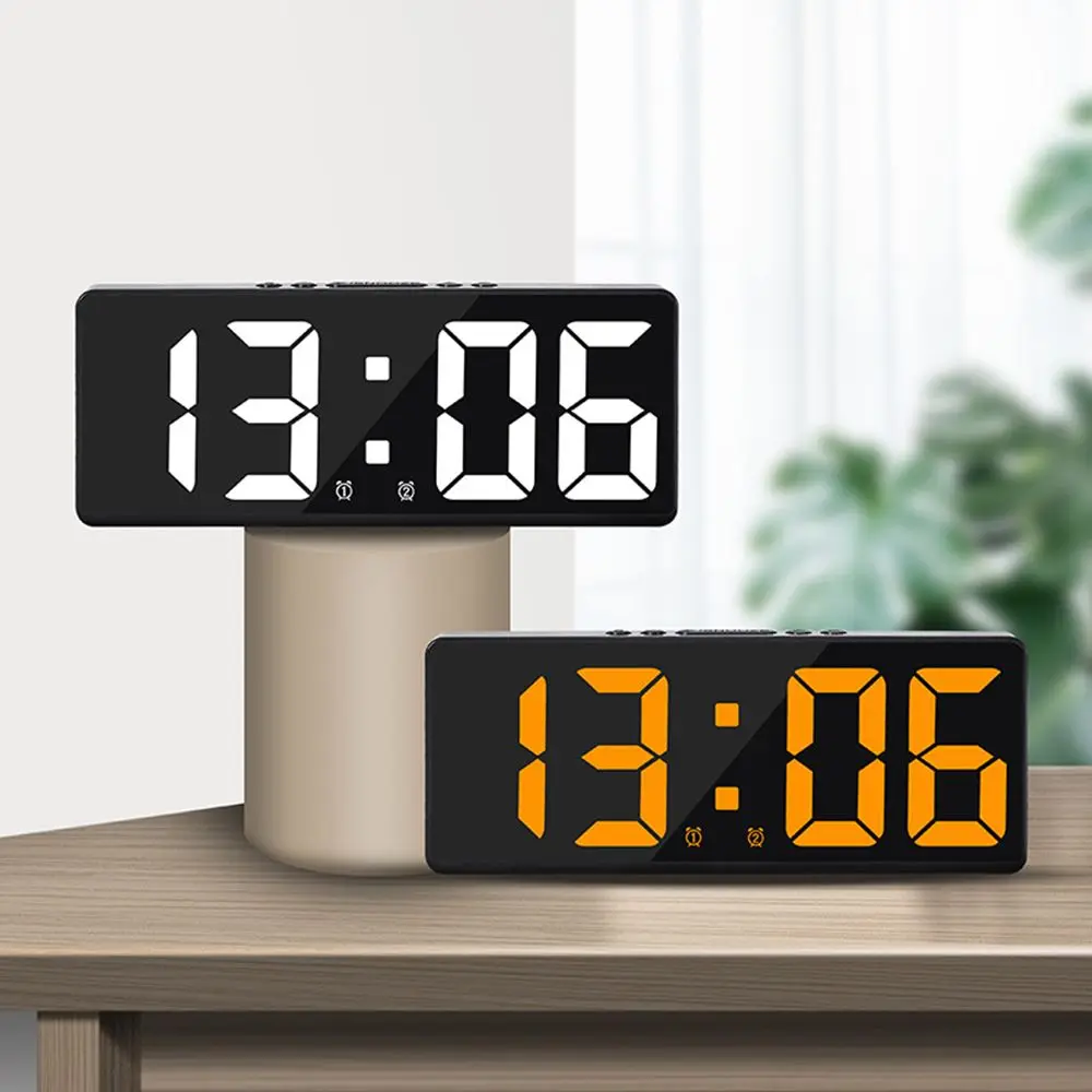 Creative Number Clock Color Nightlight Temperature Calendar Alarm Clock LED Large Number Electronic Clock Backlight Creative Number Clock Color Nightlight Temperature Calendar Alarm Clock LED Large Number Electronic Clock Backlight