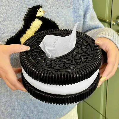 Creative Oreo Style Extractive Paper Box Car and Home living room Bedroom Desktop tissue box Dining Table decoration