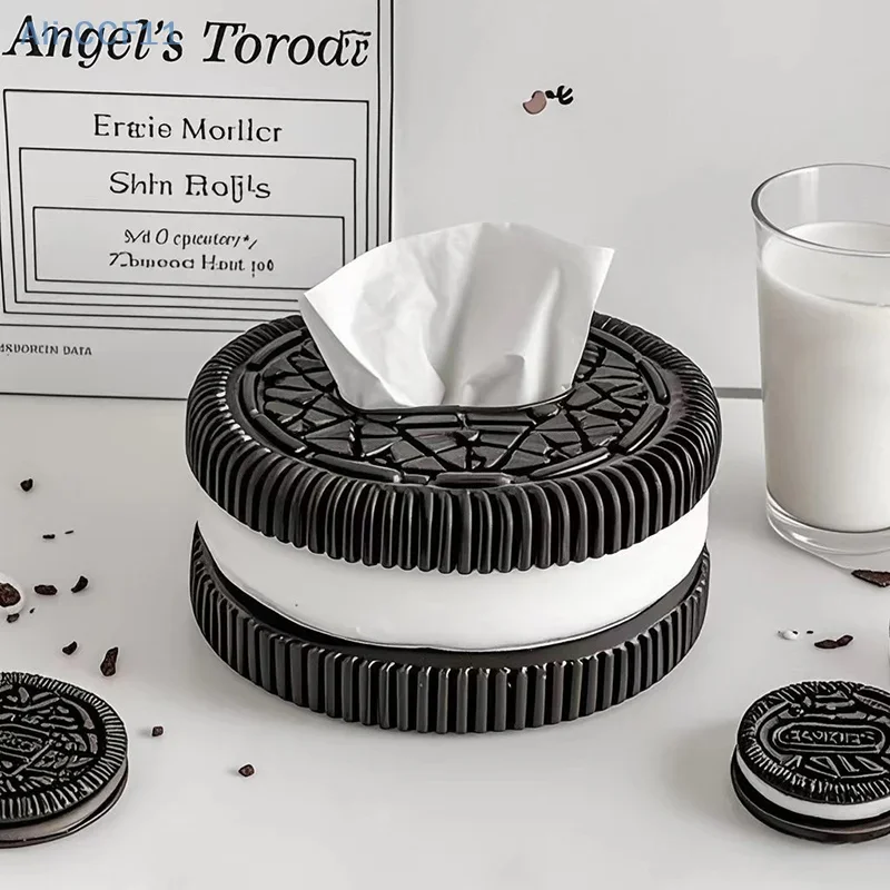 Creative Oreo Style Extractive Paper Box Car and Home living room Bedroom Desktop tissue box Dining Table decoration