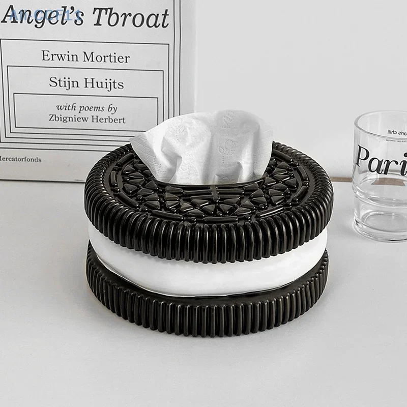 Creative Oreo Style Extractive Paper Box Car and Home living room Bedroom Desktop tissue box Dining Table decoration