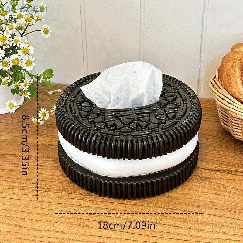 Creative Oreo Style Extractive Paper Box Car and Home living room Bedroom Desktop tissue box Dining Table decoration