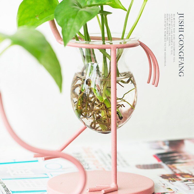 Creative Pink Flamingo Vase (3 pcs) Creative Pink Flamingo Vase (3 pcs)