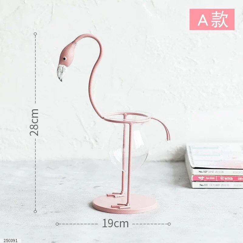Creative Pink Flamingo Vase (3 pcs) Creative Pink Flamingo Vase (3 pcs)