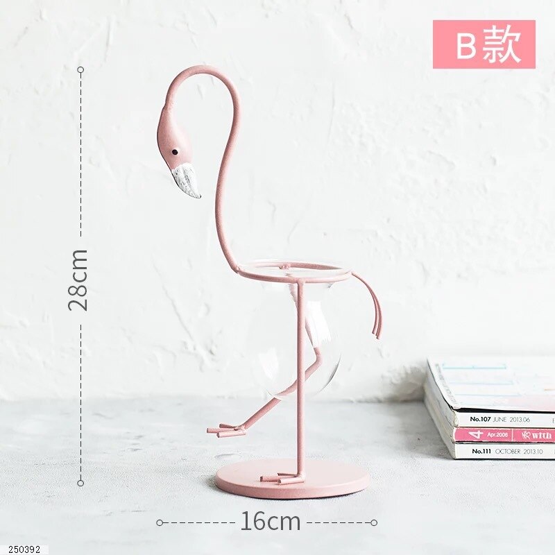 Creative Pink Flamingo Vase (3 pcs) Creative Pink Flamingo Vase (3 pcs)