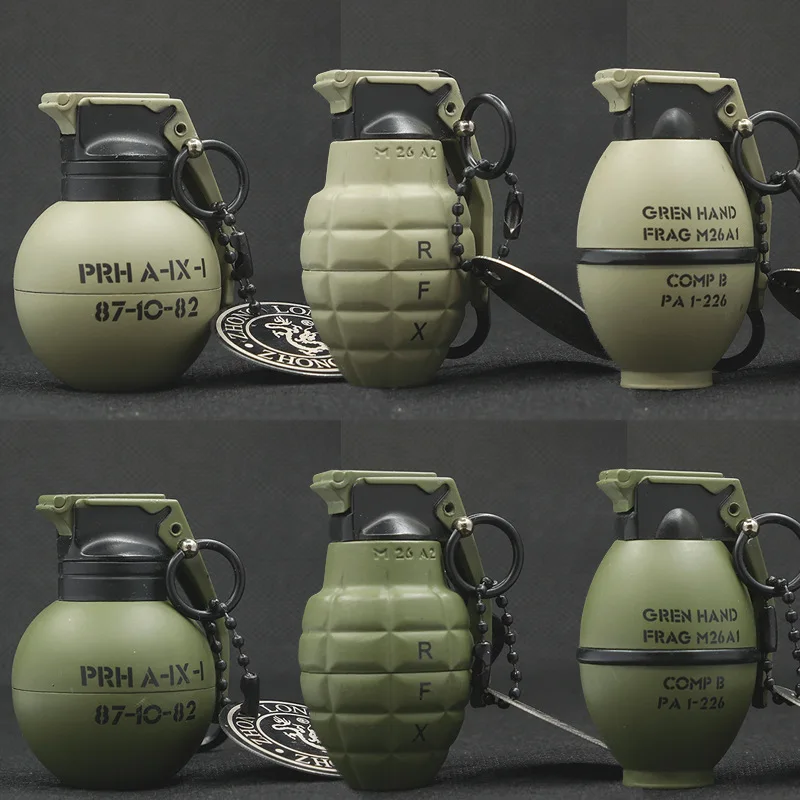 Creative Popular Metal Simulation Military Grenade Props Model Windproof Lighter Portable Men's Gift Smoking Lighter Creative Popular Metal Simulation Military Grenade Props Model Windproof Lighter Portable Men's Gift Smoking Lighter