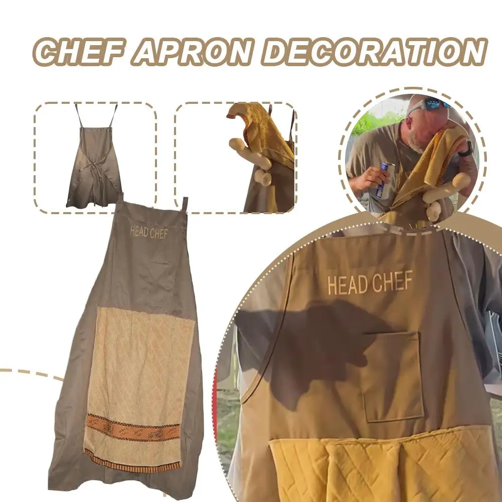 Creative Prank With Pocket Chefs Prank Apron For Men Women Cooking Chef's Prank Apron With Surprise Pocket Funny Gifts