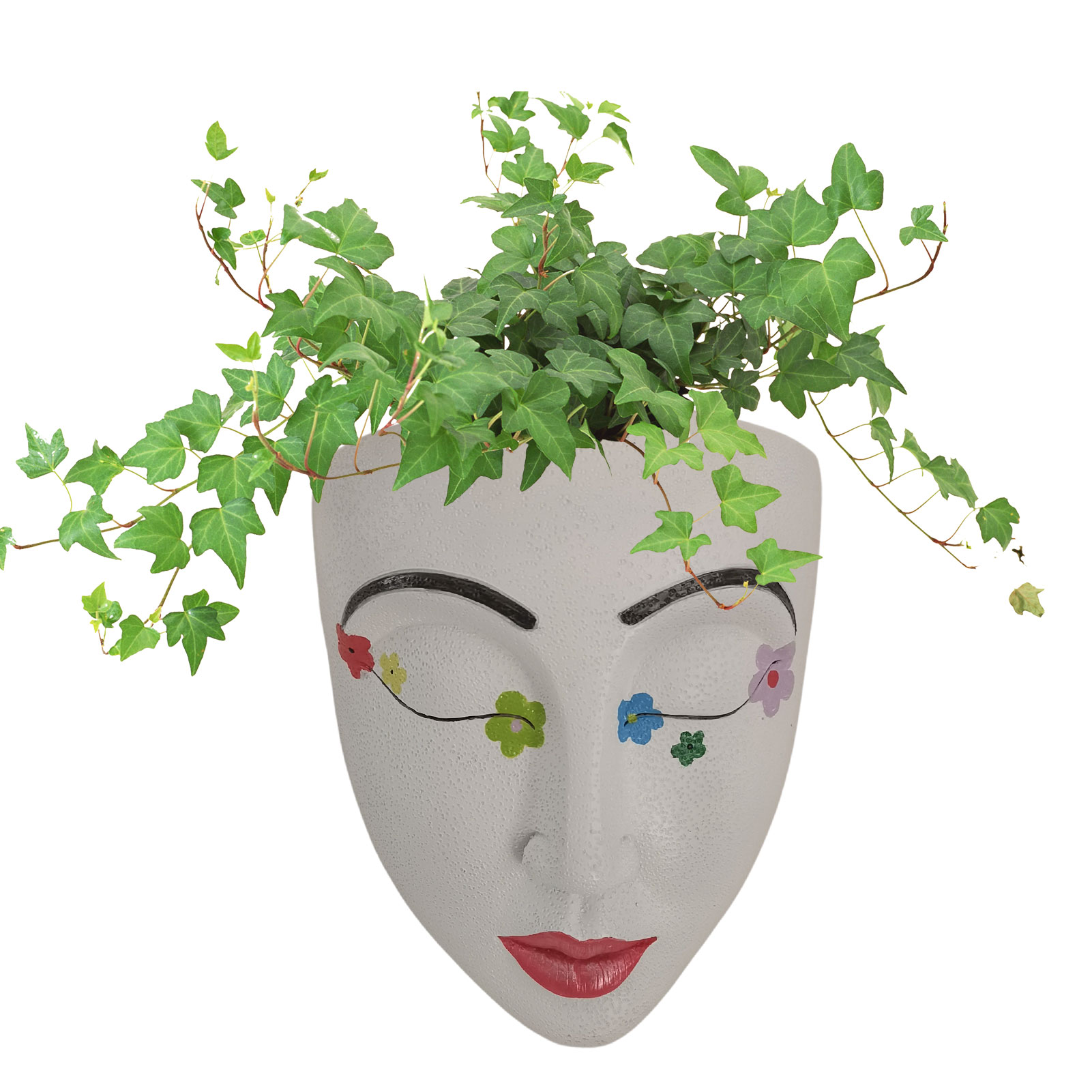 Creative Resin Head Wall Planter Creative Resin Head Wall Planter