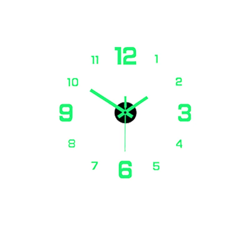 Creative Simple Luminous Digital Clock DIY Silent Wall Clock Study Living Room Punch-Free Wall Sticker Clock Creative Simple Luminous Digital Clock DIY Silent Wall Clock Study Living Room Punch-Free Wall Sticker Clock