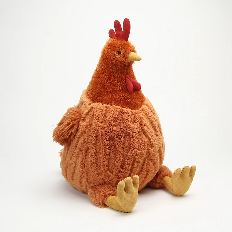 Creative Simulation Funny Plush Cecil Chicken Toys Cute Soft Stuffed Chicken Home Room Decor Dolls For Kid Holiday