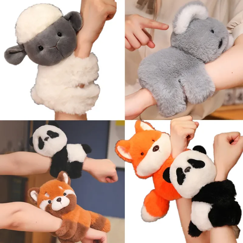 Creative Stuffed Animals Raccoon Fox Husky Cat Monkey Papa Circle Toy Wrapped Around Arm Doll Toys For Kids Birthday Creative Stuffed Animals Raccoon Fox Husky Cat Monkey Papa Circle Toy Wrapped Around Arm Doll Toys For Kids Birthday