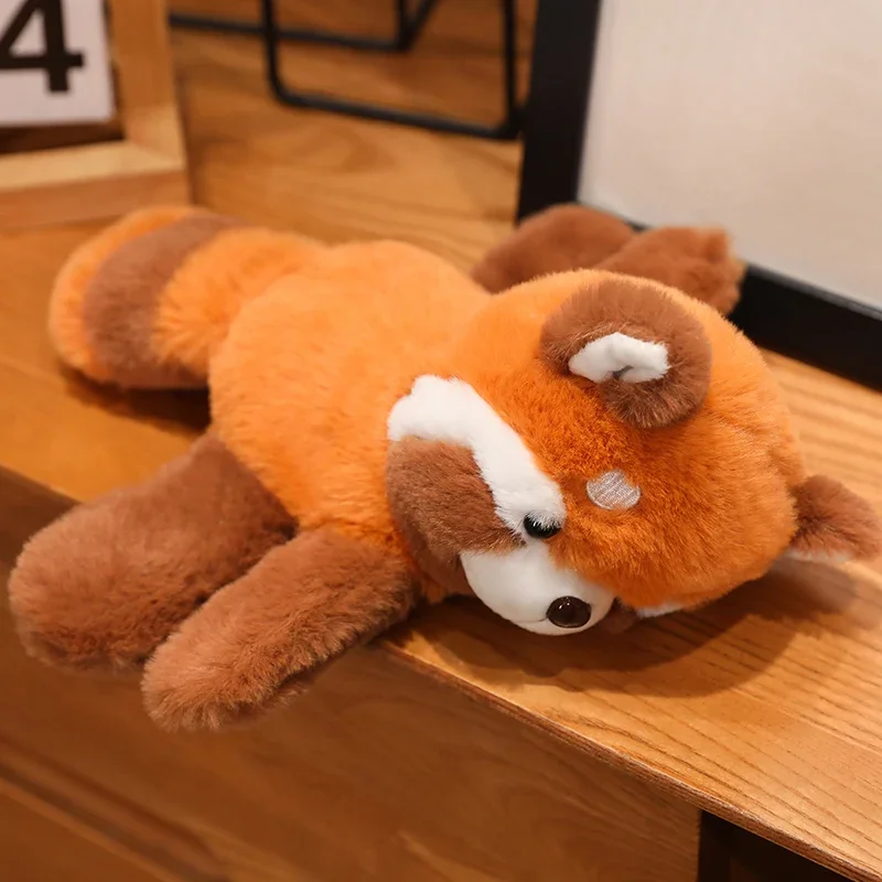 Creative Stuffed Animals Raccoon Fox Husky Cat Monkey Papa Circle Toy Wrapped Around Arm Doll Toys For Kids Birthday