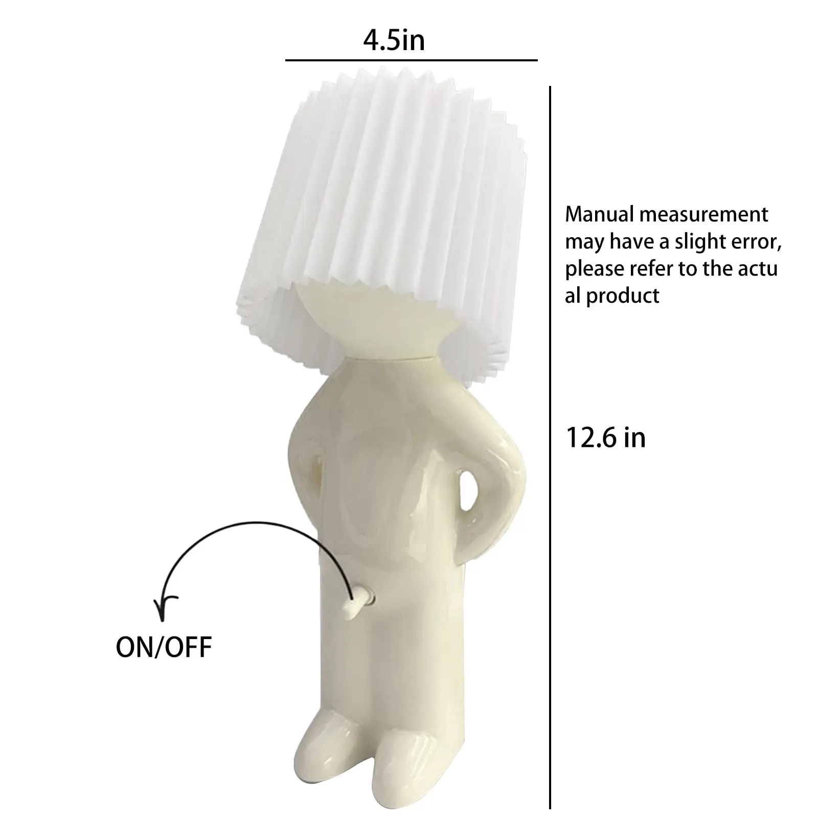 Creative Table Small Book Lights Little Naughty Boy Night Light Shy Man Lamp for Children Home Room Bedside Desk