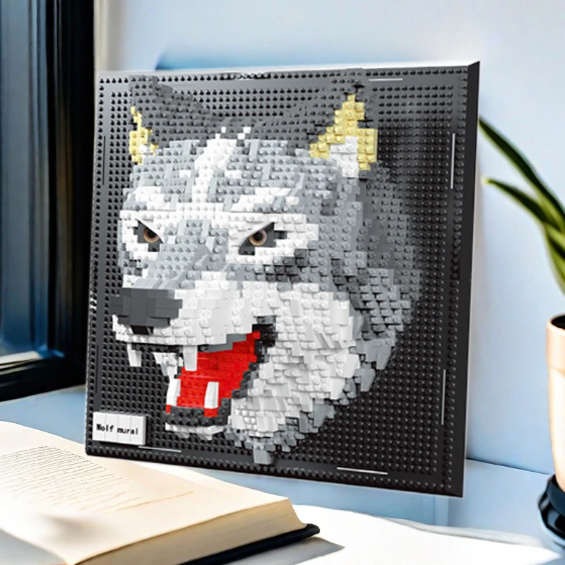 Creative Wall Art Frame Painting Featuring Sharks Eagles Parrots,DIY 3D Micro Animal Particle Building Block Toy,For Creative Wall Art Frame Painting Featuring Sharks Eagles Parrots,DIY 3D Micro Animal Particle Building Block Toy,For