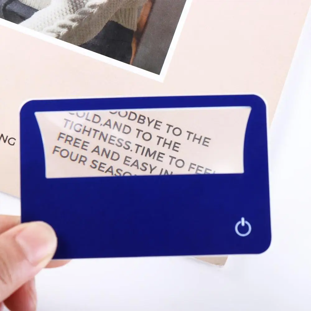 Credit Card LED Newspaper Maps Small Prints Loupe Lens Reading Magnifiers Magnifier Sheet Magnifying Glass Credit Card LED Newspaper Maps Small Prints Loupe Lens Reading Magnifiers Magnifier Sheet Magnifying Glass