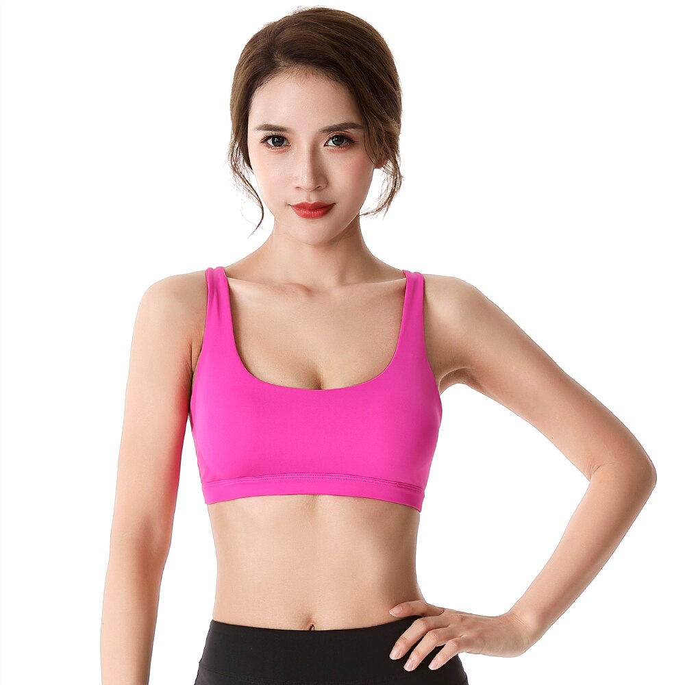 Crisscross Sports Bra with Removable Pads