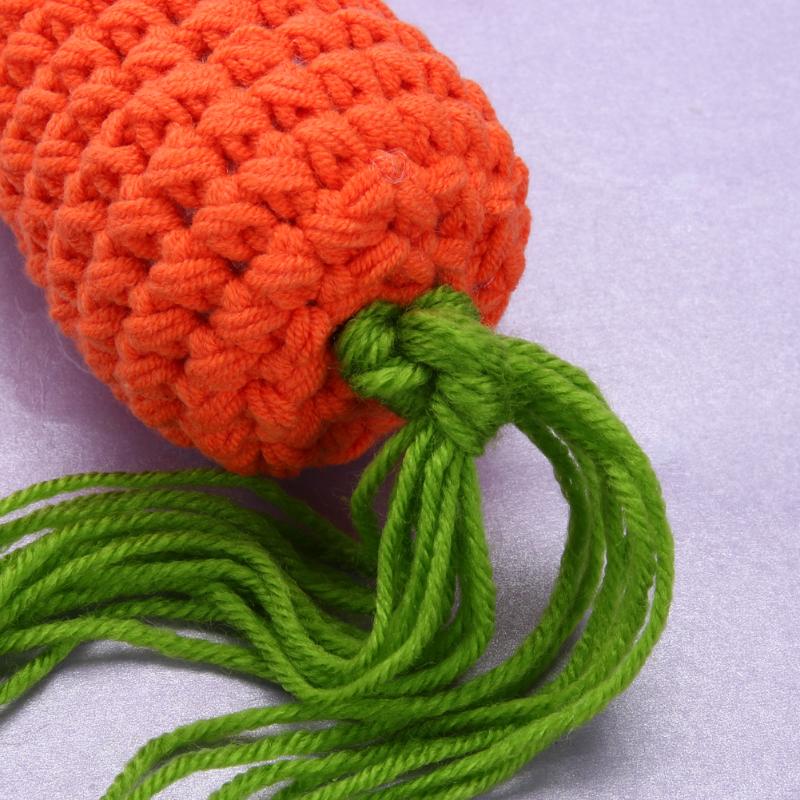 Crochet Carrot Infant Photography Prop