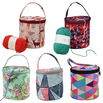 Crochet Storage Bag Yarn Tote