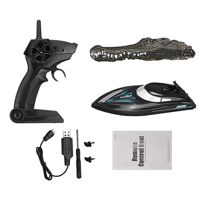 Crocodile Head RC Boat Realistic Design