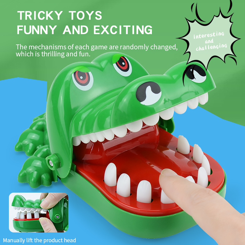 Crocodile Teeth Toys Game for Kids Crocodile Biting Finger Dentist Games Funny Toys