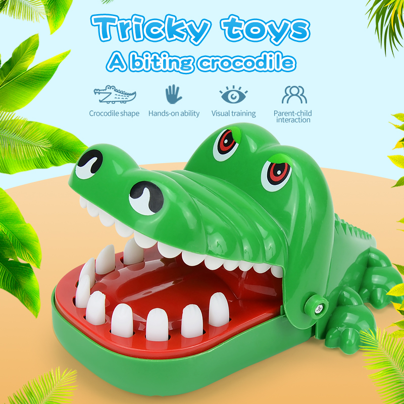 Crocodile Teeth Toys Game for Kids Crocodile Biting Finger Dentist Games Funny Toys