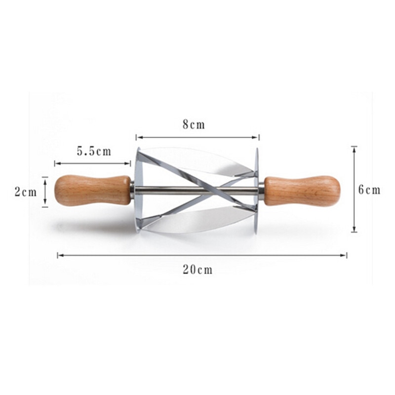Croissant Roller Stainless Steel Cutter