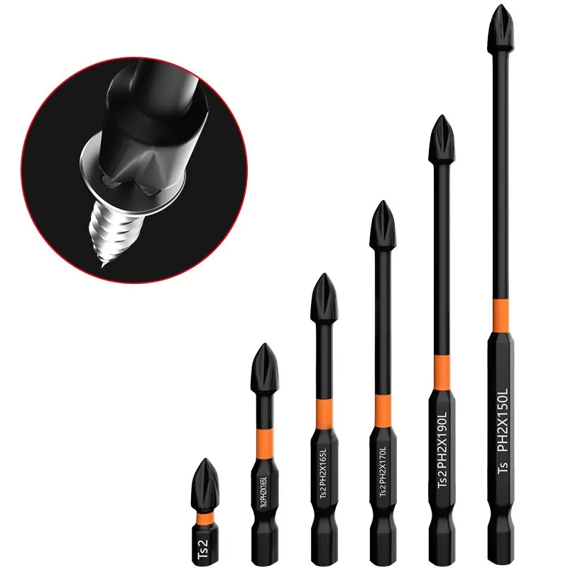 Cross Screwdriver Head Strong Magnetic Anti Slip High Hardness Electric Screwdriver Tool Electric Drill Extended Cross Screwdriver Head Strong Magnetic Anti Slip High Hardness Electric Screwdriver Tool Electric Drill Extended