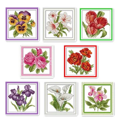 Cross Stitch Kits Flower Designs Cross Stitch Kits Flower Designs