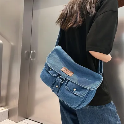 Crossbody Denim Bag for Women Crossbody Denim Bag for Women