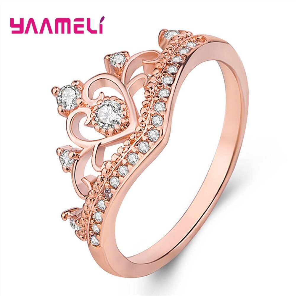 Crown Ring Sterling Silver Ladies Jewelry Crown Ring Sterling Silver Ladies Jewelry