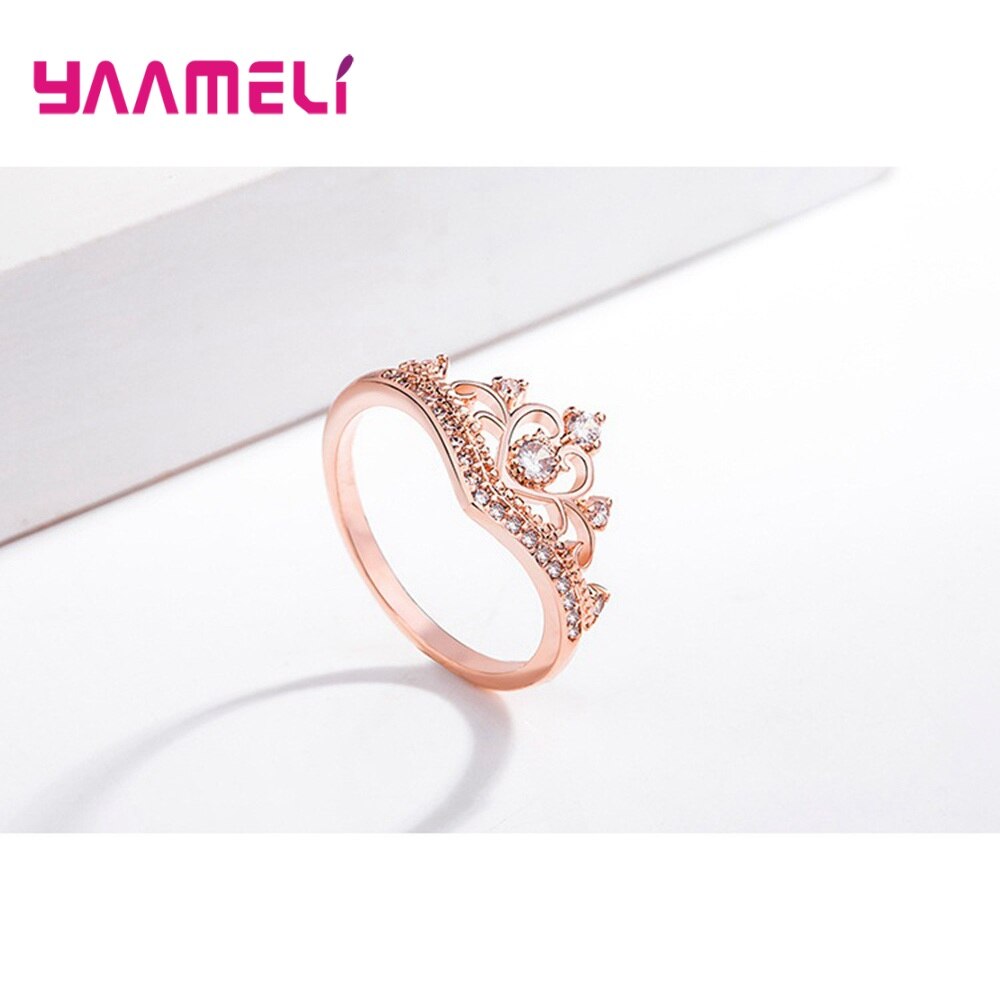 Crown Ring Sterling Silver Ladies Jewelry Crown Ring Sterling Silver Ladies Jewelry