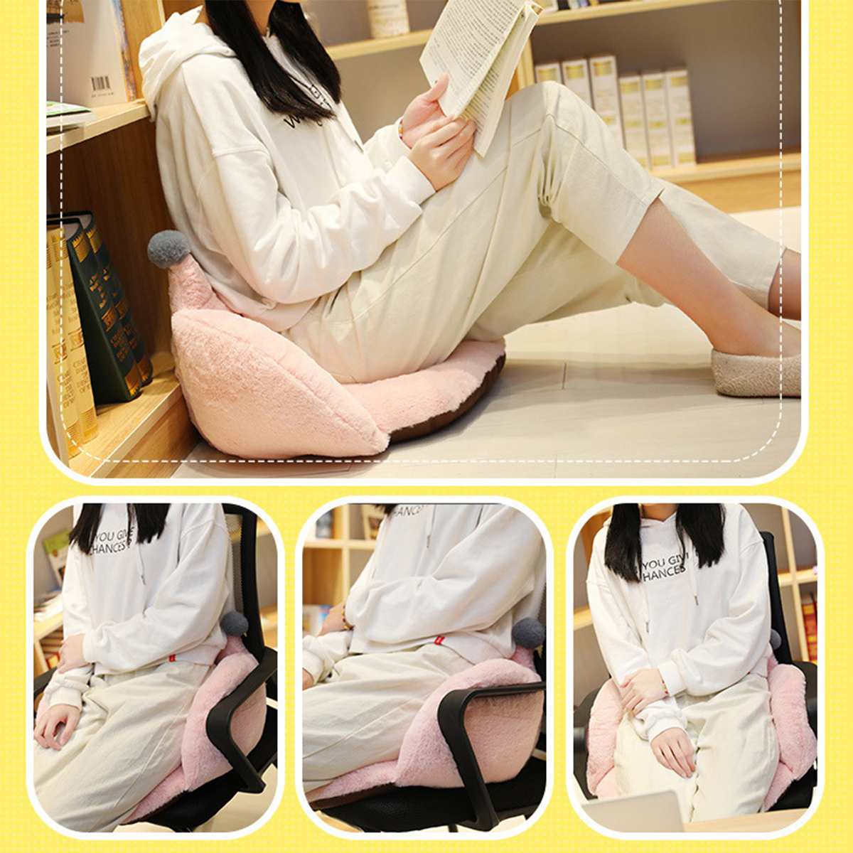 Crown Seat Plush Chair Cushion