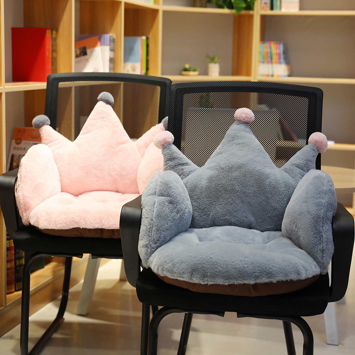 Crown Seat Plush Chair Cushion