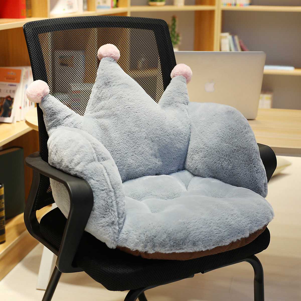 Crown Seat Plush Chair Cushion