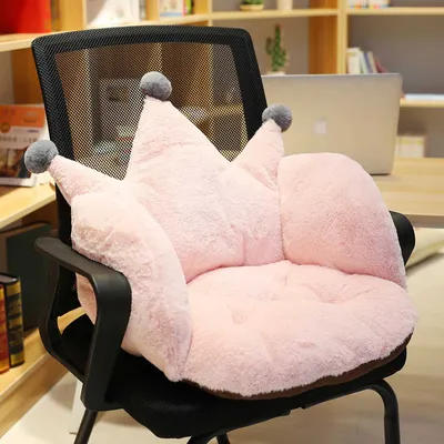 Crown Seat Plush Chair Cushion