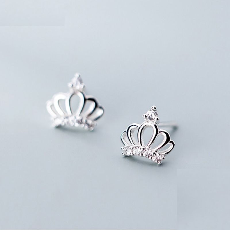 Crown Stud Earrings Cute Ladies Earrings Crown Stud Earrings Cute Ladies Earrings