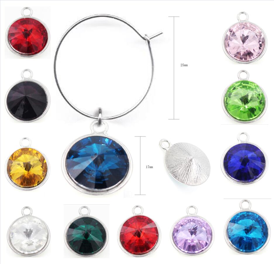 Crystal Charms for Wine Glass (12 pcs) Crystal Charms for Wine Glass (12 pcs)