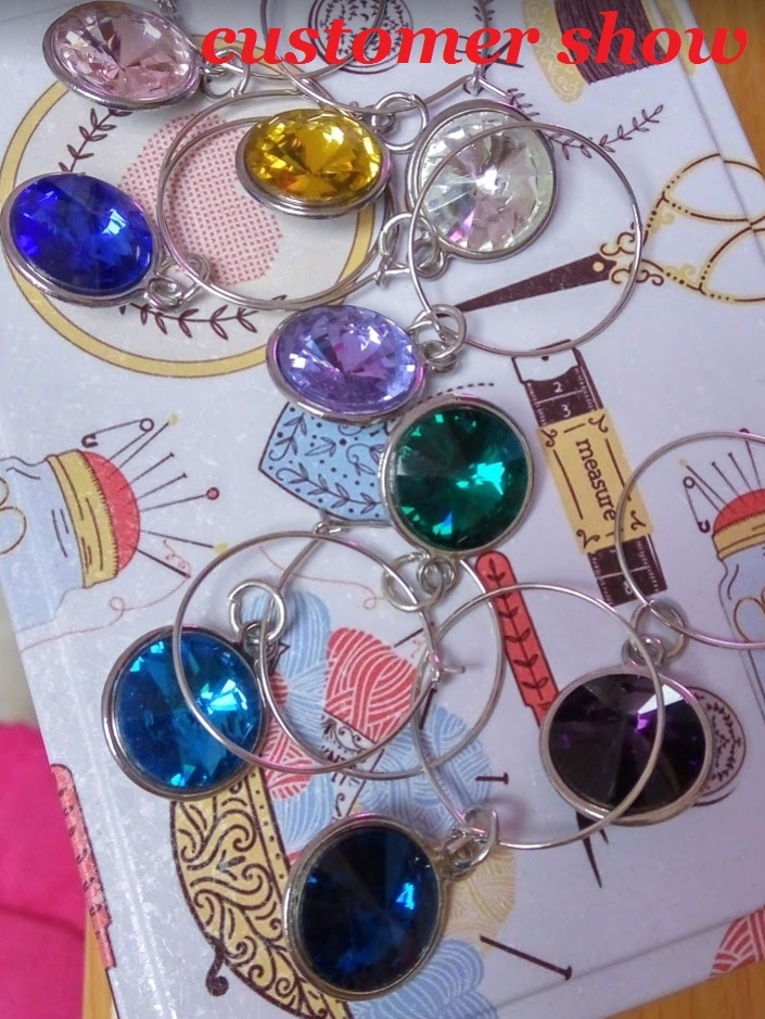 Crystal Charms for Wine Glass (12 pcs) Crystal Charms for Wine Glass (12 pcs)