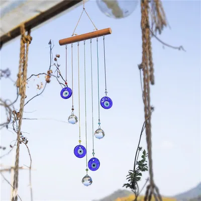 Crystal Evil Eye Wind Chime Crystal Evil Eye Wind Chime