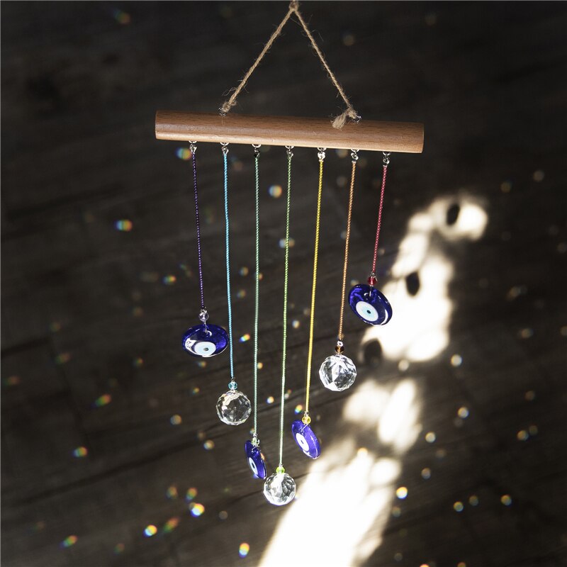 Crystal Evil Eye Wind Chime Crystal Evil Eye Wind Chime